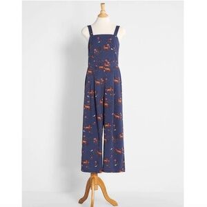 Modcloth x Princess Highway Deer Print Overalls